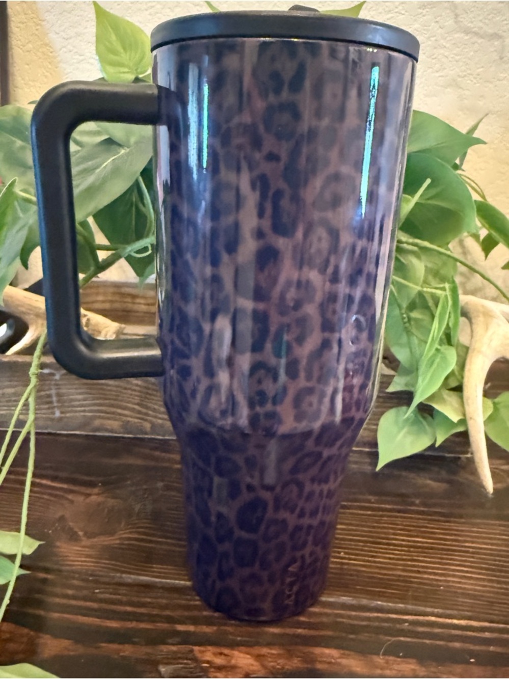 ACTA Hydrojug Luxe Leopard Print 40oz Traveler NWT - Picture 3 of 5